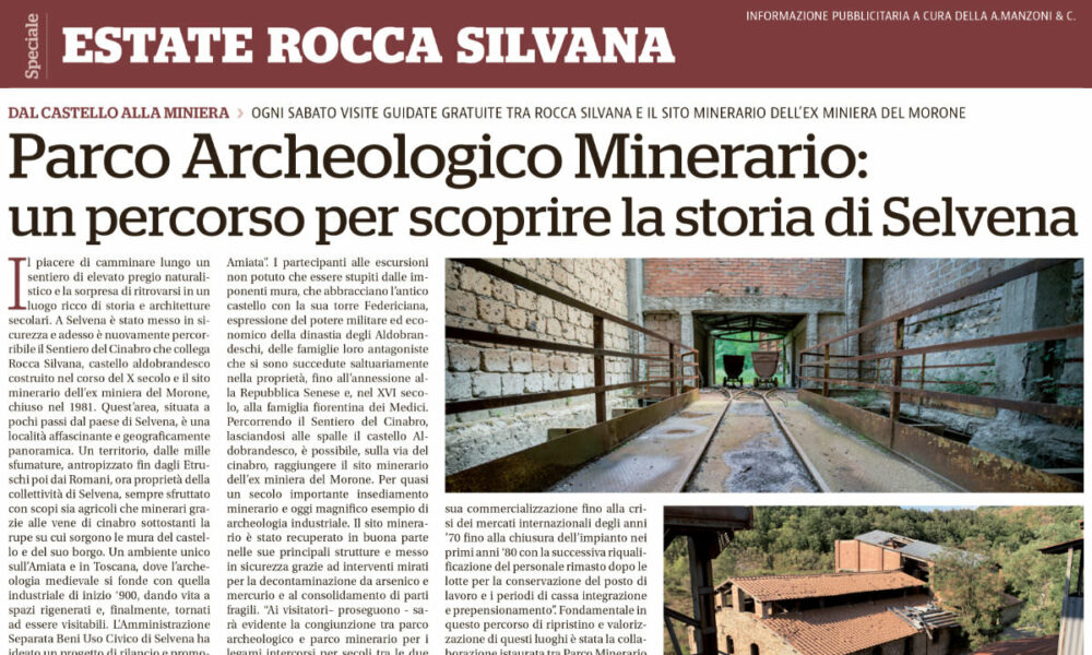 percorso storia selvena rocca silvana miniera del morone